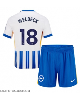 Brighton Danny Welbeck #18 Echipament de Fotbal Replică 2024-25 Copii Acasa (+ Șorturi)